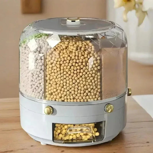 Lumora™ 360° Rotating 6-in-1 Culinary Grain Station