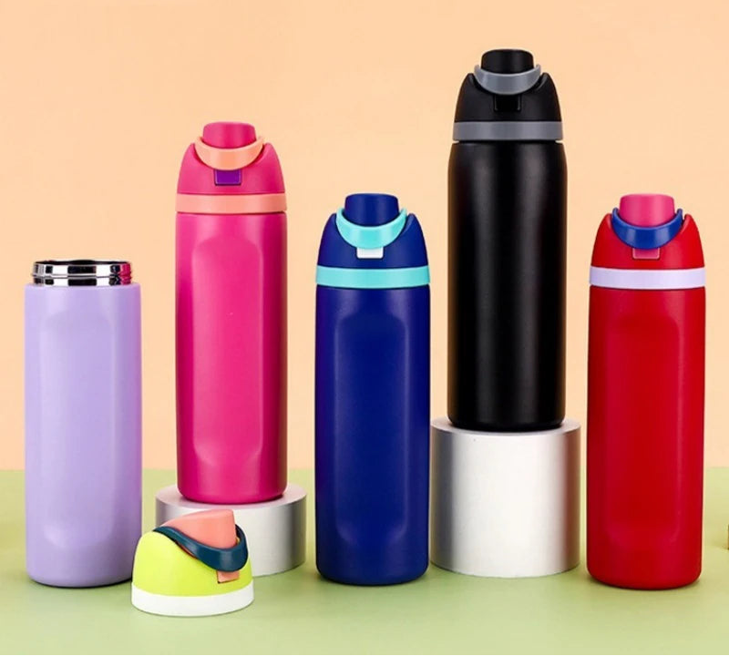 Lumora™ Hydro-Peak: Triple-Insulated Stainless Steel Travel Flask