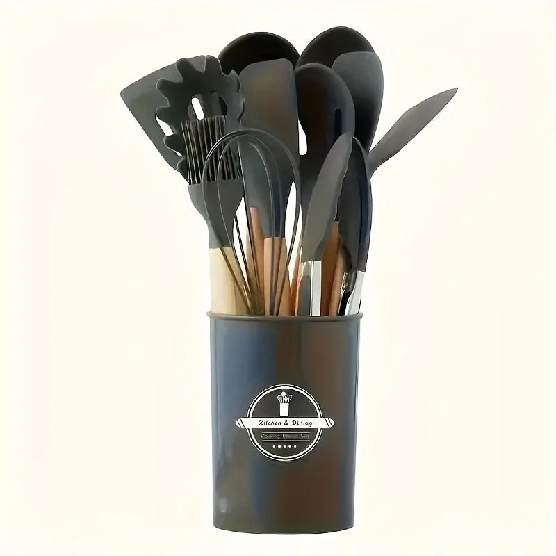Lumora™ Culinary Elite: The Professional Silicone Utensil Collection