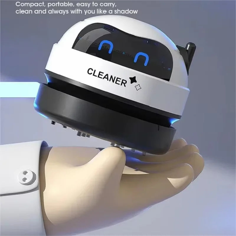 Lumora™ Bot-Vac: The Intelligent Mini Desktop Vacuum