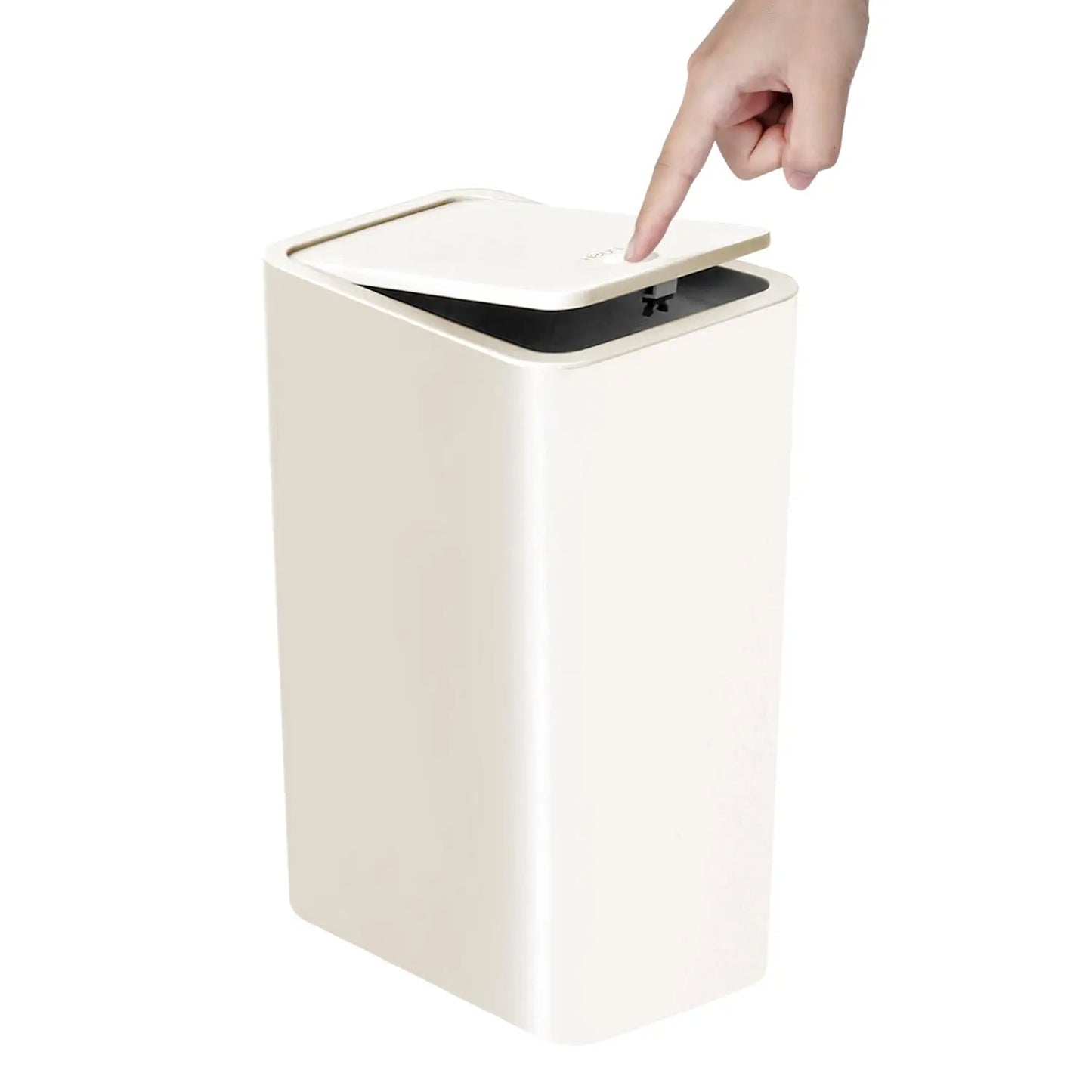 Lumora™ Slim-Profile Press-Top Storage Bin