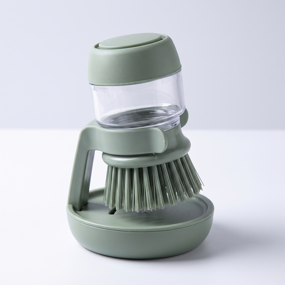 Smart Lumora ScrubPro soap-dispensing dish brush studio product shot